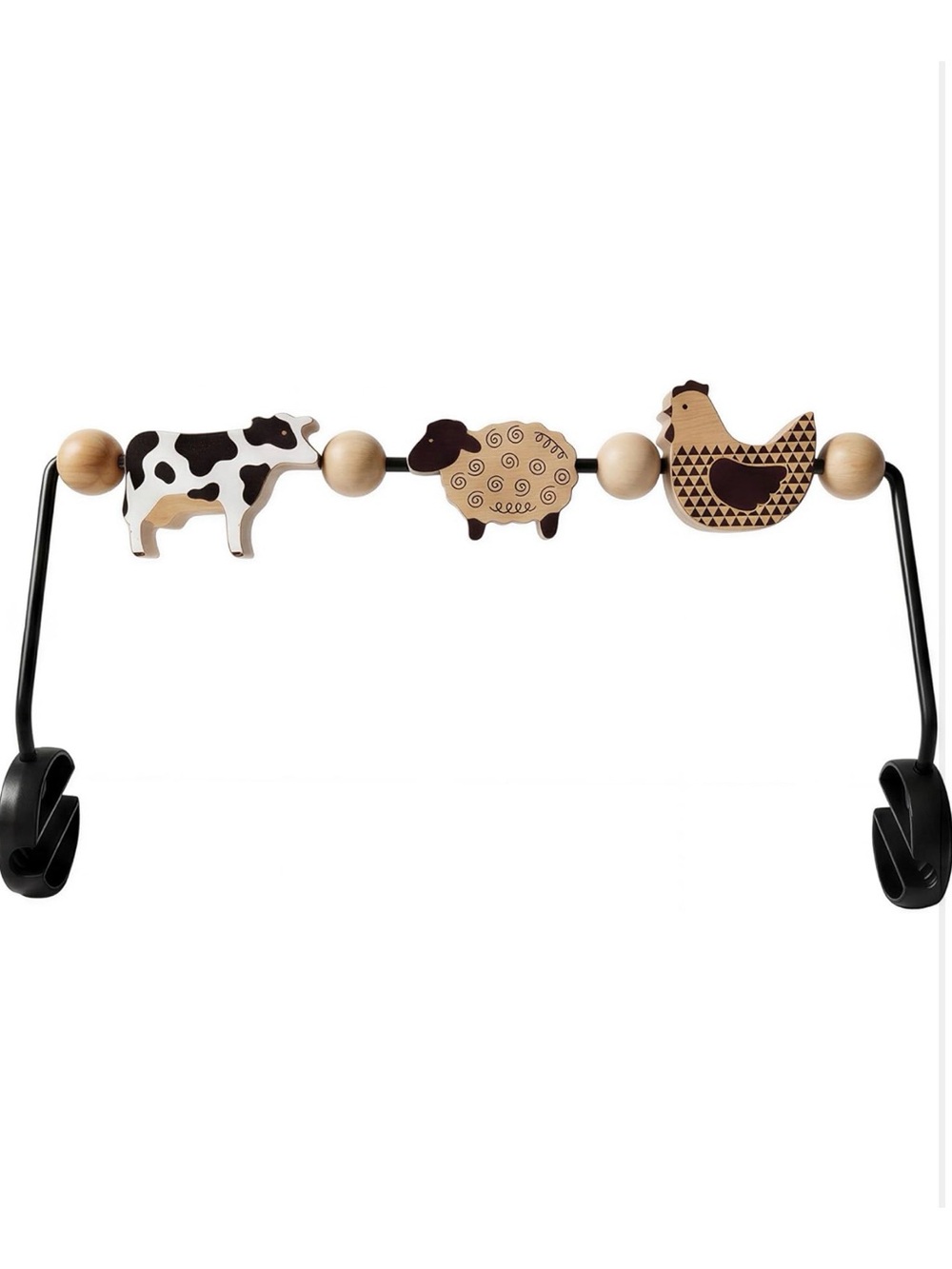 Wooden Farm Toy Bar for BabyBjörn Baby Bouncer